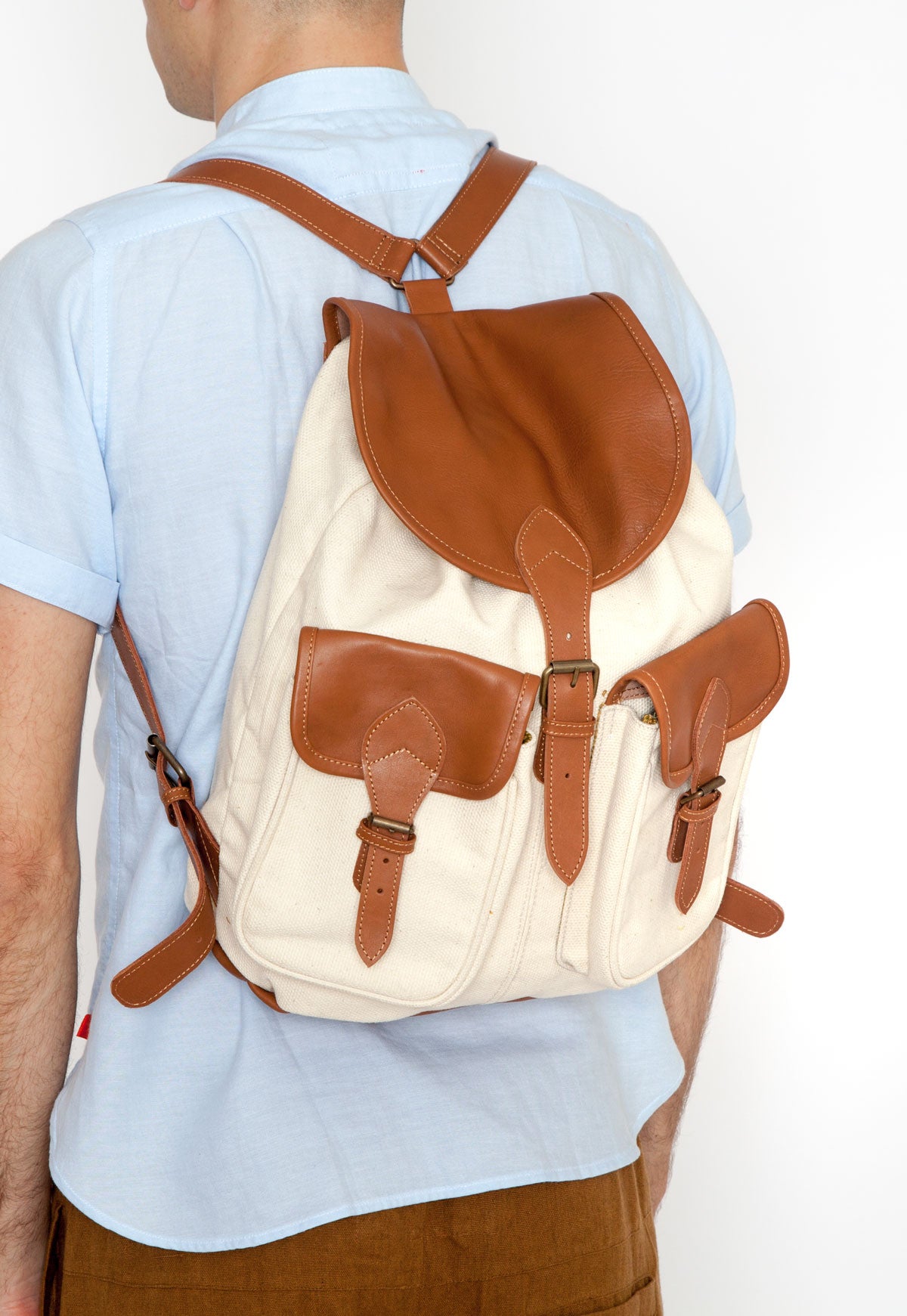 Field Backpack in Natural Canvas